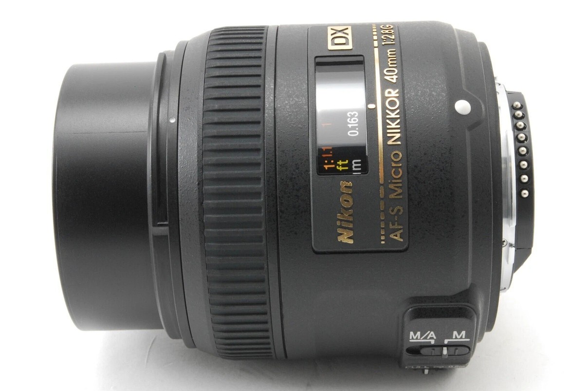 Mint w/Hood】 Nikon AF-S Micro Nikkor 40mm f/2.8 G DX Lens From