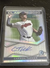 2020 Bowman Carson Tucker Class of 2020 Refractor Auto /250