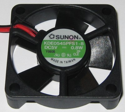 SUNON 50 MM ULTRA QUIET COOLING FAN 12 V 10 CFM 22 DB KDE1205PHV3 TACH OUT USA E - Foto 8