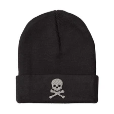 Beanies for Men Skull A Embroidery Winter Hats Women Acrylic Cap 1 Size
