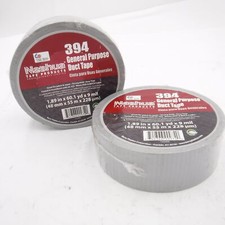 2 Pack Nashua 394 Duct Tape 48mm X 55m, 9 Mil, Silver 1.89" x 60yd
