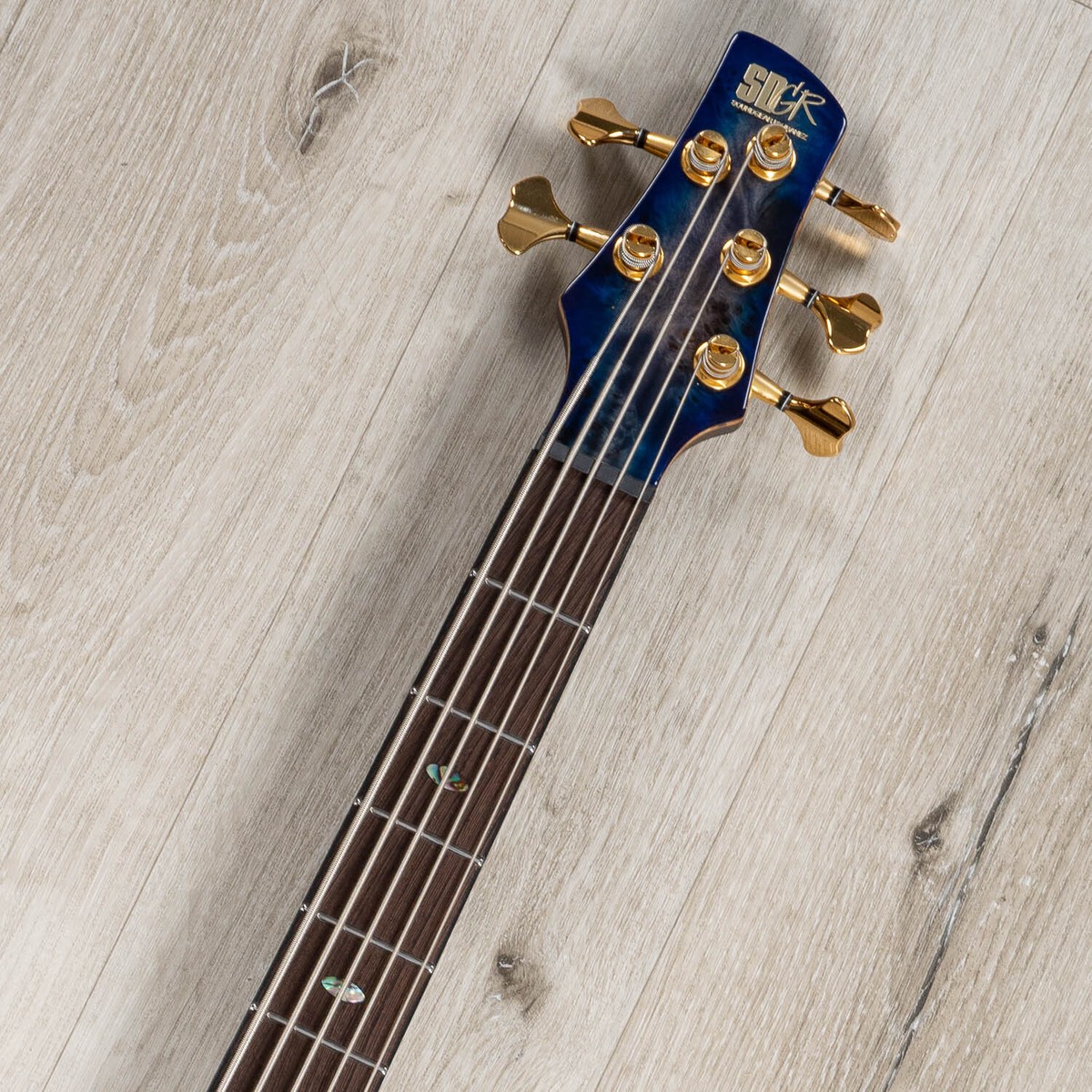 Ibanez SR2605 Premium Electric Bass Guitar, 5-String, Cerulean