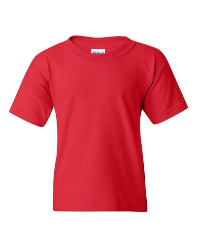 NEW Gildan YOUTH Heavy Cotton Plain Crew Neck Short Sleeves T-Shirt 5000B - Picture 111 of 152