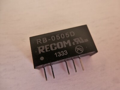 1 x Recom RB-0505D DC DC CONVERTER +/-5V 1W Isoliertes Modul DC/DC-Wandler 2 Aus