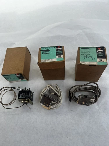 Vintage White Rodgers 573B ignitors 7743 thermostat 48390 NOS PARTS