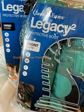 Classic Equine LEGACY2 Turquoise Slab Front Hind Rear Value 4 Pack M Sport Boots