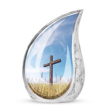 Cross Cremation Urn For Human Ashes - Small Urns For Human Ashes