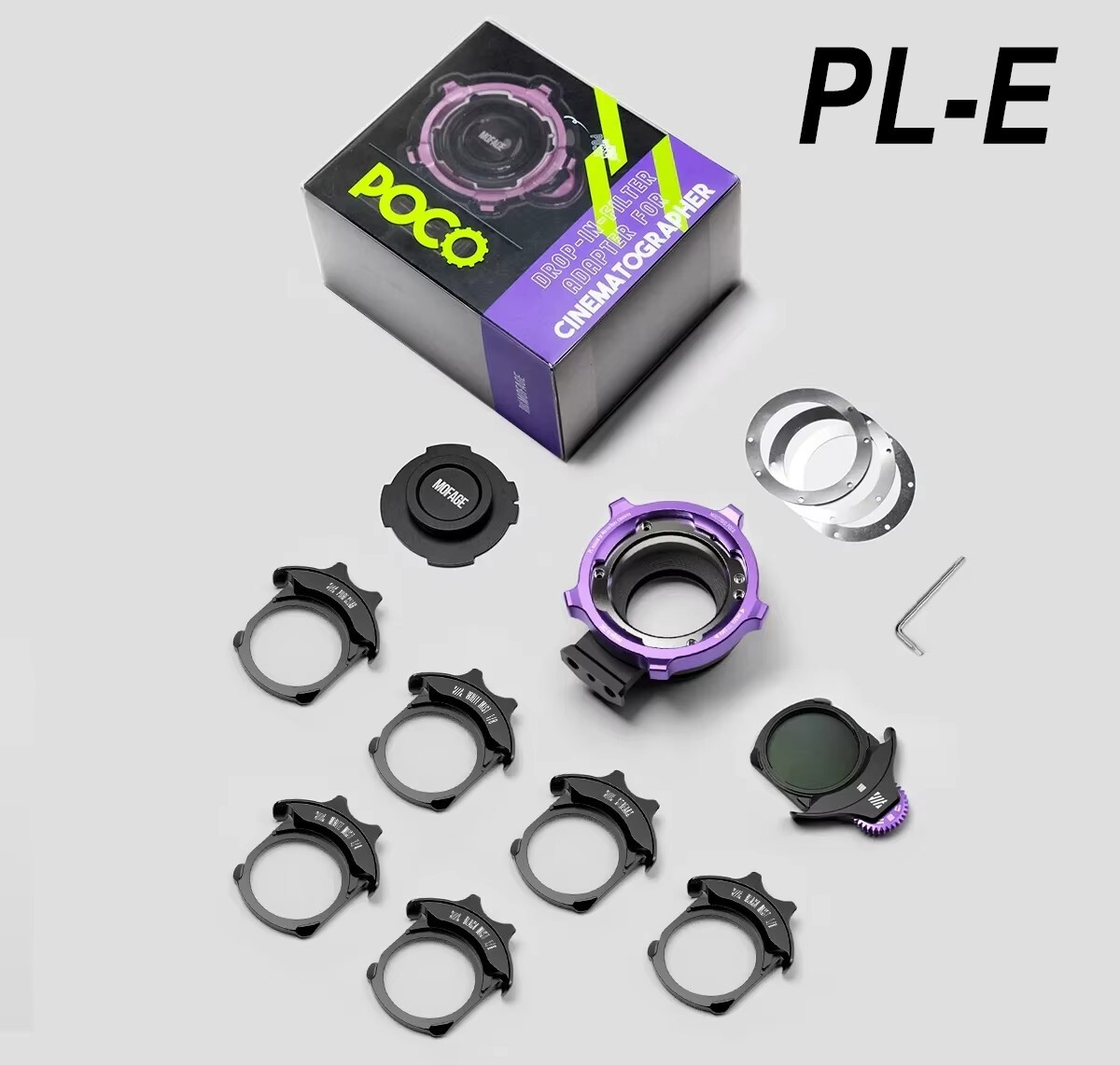 デジタルカメラ MOFAGE POCO Filter Lens Kit (E to PL) MOFAGE POCO Drop-In Filter Lens Mount Adapter Kit S-E B&H Photo