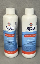 HTH Spa Filter Cleaner DeepCleans Extends Filter Life Compatible with All SPA X2