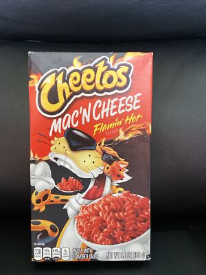 NEW Cheetos Mac 'n Cheese Flamin' Hot Flavor 5.6oz Box FREE SHIPPING!!!