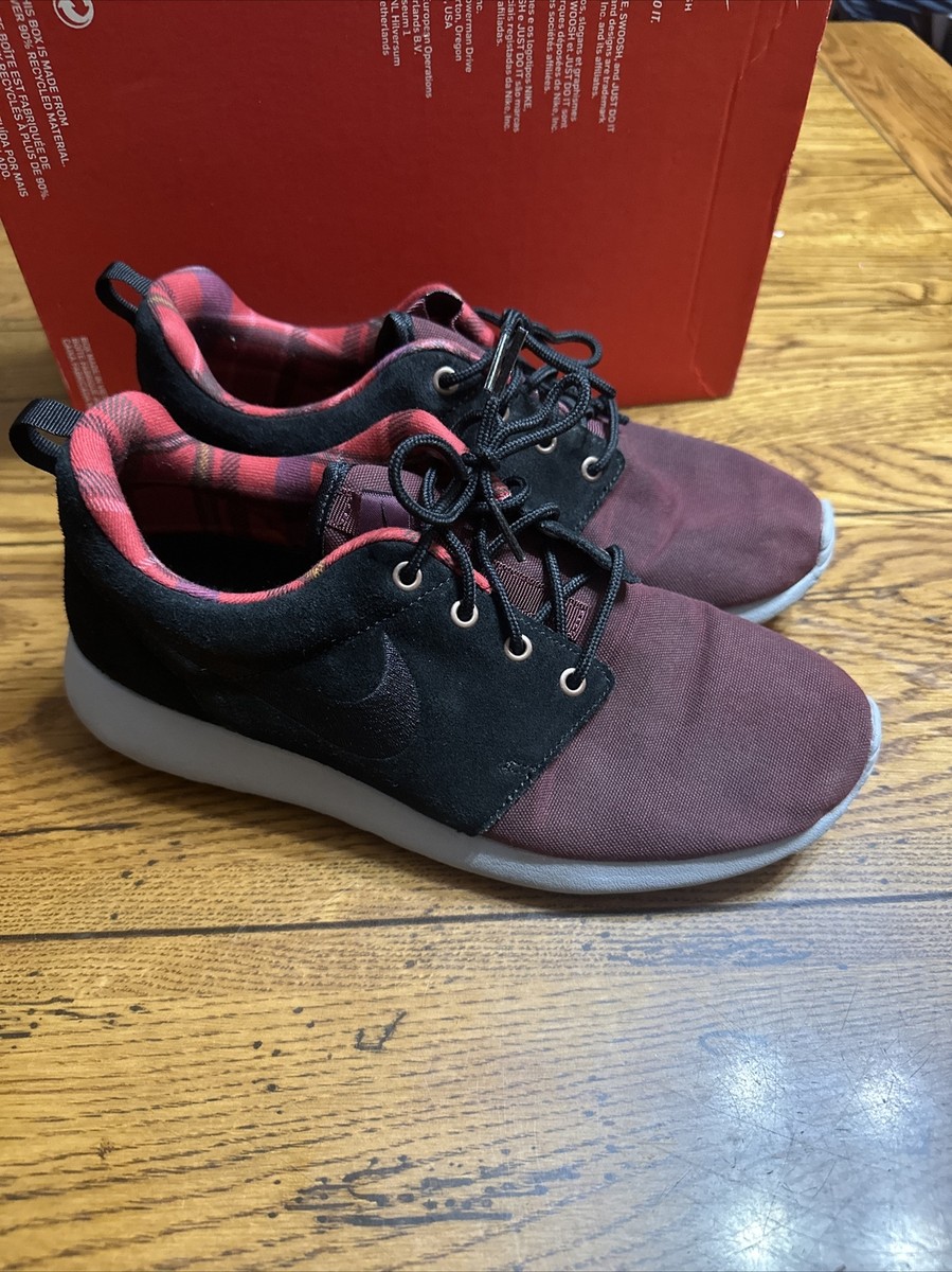 Nike Footwear Maroon Nike Roshe Run Running Shoes All Maroon Nike