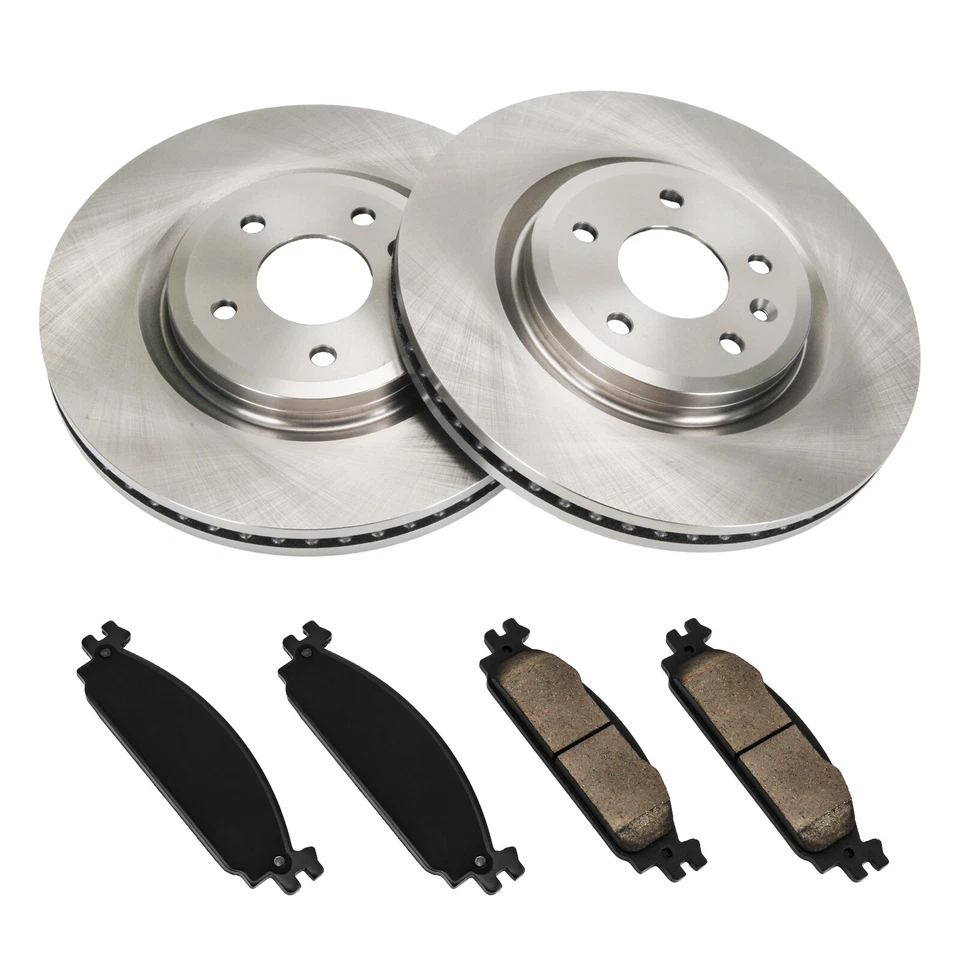 Front Brake Rotors & Brake Pads Kit for 2011 2012 2013 2014 Ford Explorer 54171  Foto 3 de 4