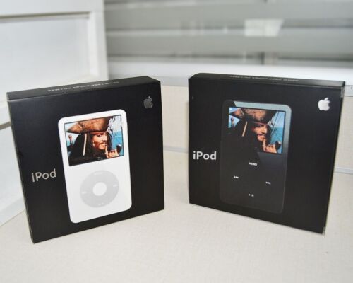 NEW Apple iPod Video Classic 5th Gen 30/60/80GB Black White Sealed-Best Gift - Afbeelding 1 van 10