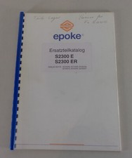 Catalogo Ricambi Epoke S2300 E/S2300 Lui Aufsatzstreuer