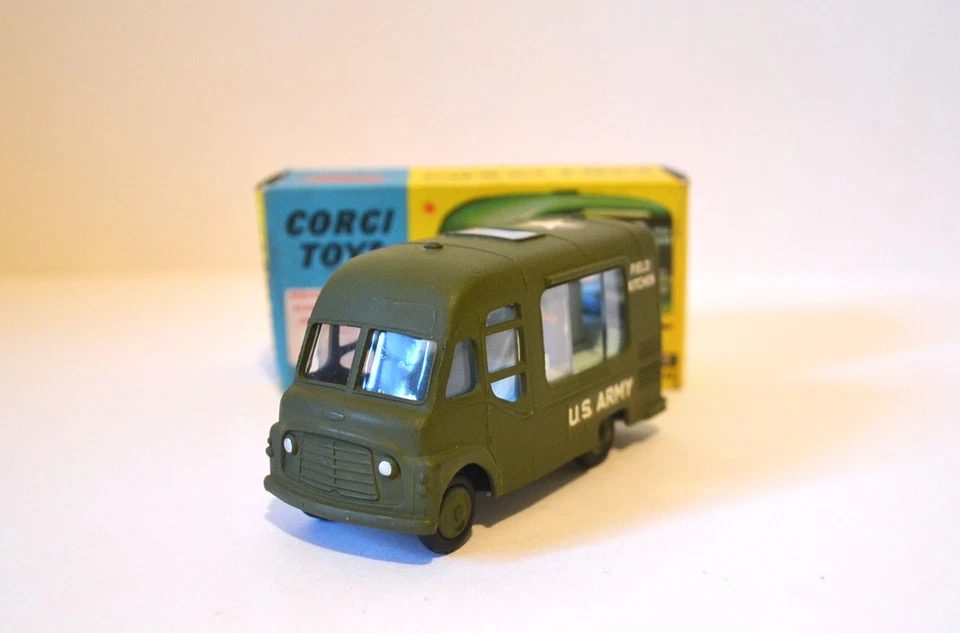 Rare Vintage Corgi ARMY FIELD KITCHEN No. 359 Toy Mint In Box - Image 2 of 4