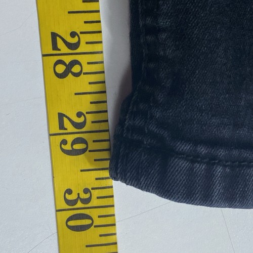 Waimea Jeans Donna 30x32 Neri Skinny Destroyed Moto Biker Stretch Denim - Foto 12 di 12