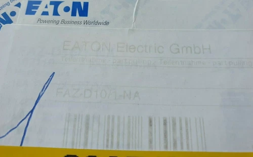 EATON FAZ-D10/1-NA 1 POLE 10A CIRCUIT BREAKER (R2S7.7B1)