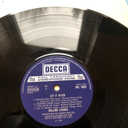 Rolling Stones Let it Bleed 1969 Uk Boxed Decca Vinyl Lp Skl 5025 With inner - Picture 4 of 4