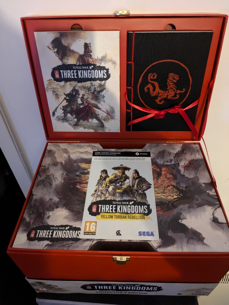 Total War THREE KINGDOMS コレクターズエディション New Total War Three Kingdoms Collector's Edition PC Game Boxed