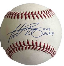 Andrew Bailey Signed baseball Phillies Yankees Sox ROMLB Official A’s AL ROY