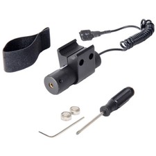 BBTac Red Laser for Airsoft Guns Adjustable Sight w/ Pressure Switch  Mount