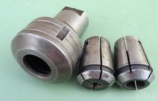 Spannzangenfutter + 2 Spannzange &Oslash; 10 18 mm Spannfutter Spannzangen Schaft 40 mm
