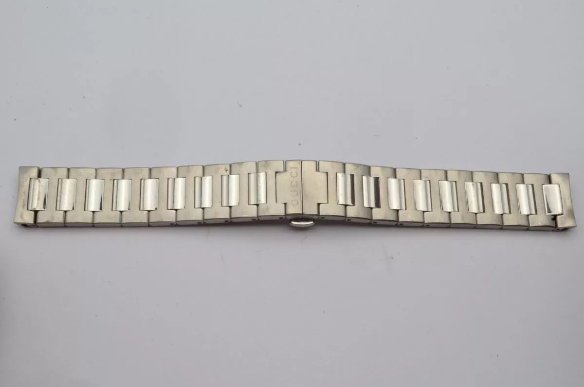 Gucci Vintage Hombre Acero Pulsera Para Dive de Hombre Reloj Mate 18MM