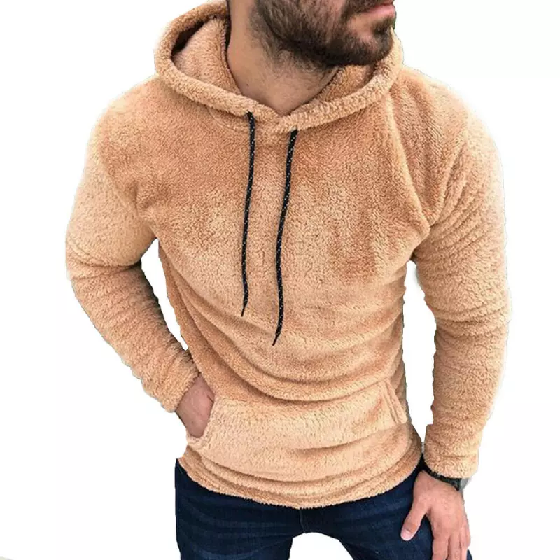 Furry pullover cheap hoodie