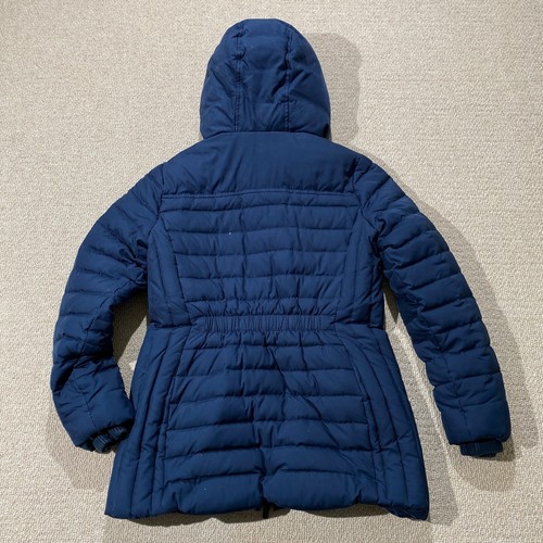 Tommy Hilfiger Puffer Jacke Damen Medium Navy Daunen Kapuze Wattiert Mantel - Bild 13 von 14