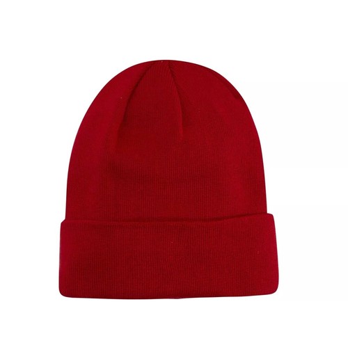 NWT - Jordan Boys Jumpman Logo Cuffed Beanie Youth 8-20 Gym Red - Picture 2 of 4