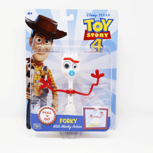 FORKY-with-WACKY-ACTION-6-034-Figure-PIXAR-Toy-Story-4-PULL-039-N-GO-Thinkway-Toys-NEW