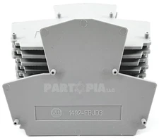 Allen Bradley 1492-EBJD3 End Barrier Terminal Block, Gray