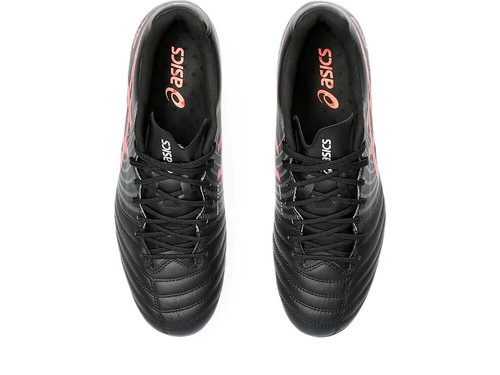 ASICS Soccer Shoes DS LIGHT X-FLY PRO 2 Black Flash Coral 1101A055 US9.5(27.5cm) - Picture 6 of 8