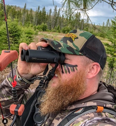 GPO B300 German Precision Optics PASSION ED 8x32 Binocular (Charcoal Black) - Picture 6 of 8