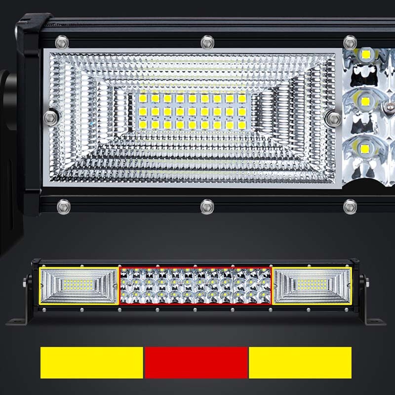 22-Inch LED Light Bar – Spot/Flood Combo, 69,600 Lumens, For Trucks, Jeeps, ATVs