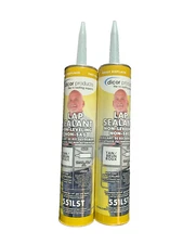 Dicor 551LST-1 Non-Sag Lap Sealant Tan 10.3oz Tube for Roof Repair (2-Pack)