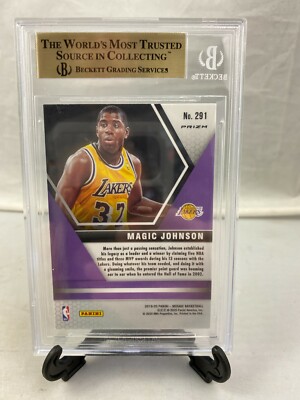 2019-20 Panini Mosaic Genesis Prizm Magic Johnson HOF # 291