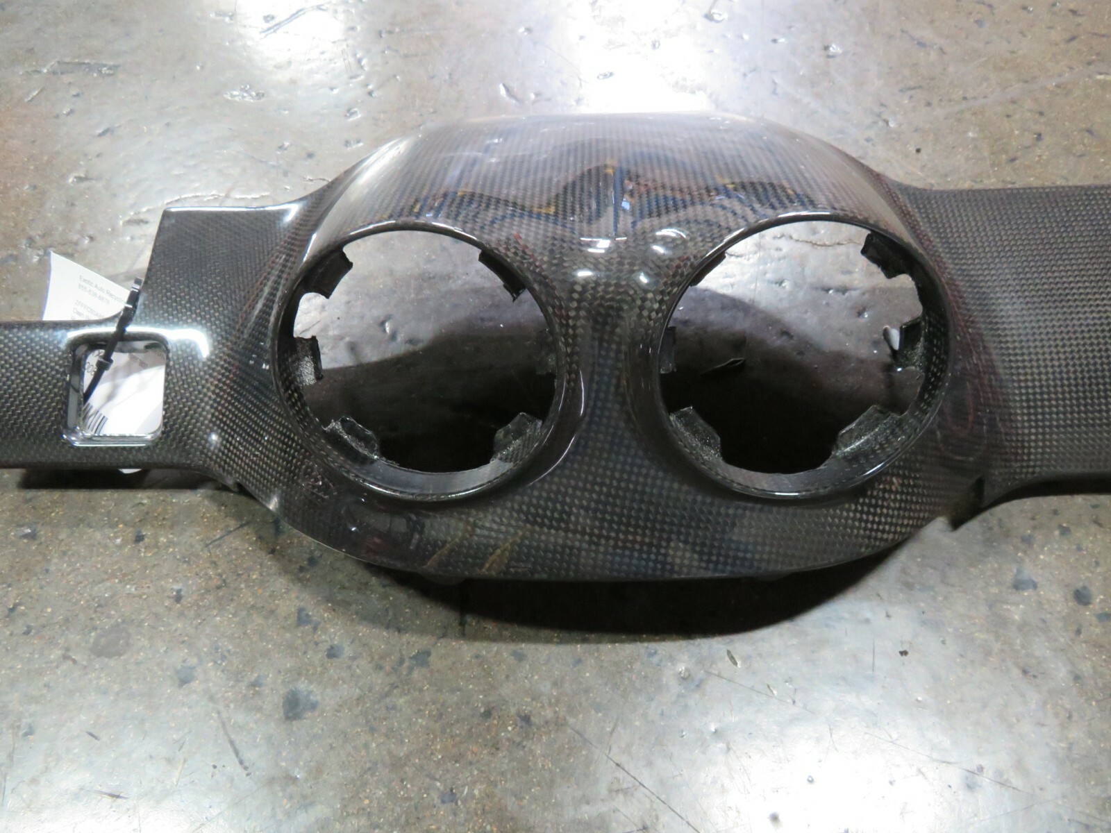 Ferrari 599 GTB, RH, Right, Carbon Fiber, Dash Vent Bezel, Used, P/N 69157800