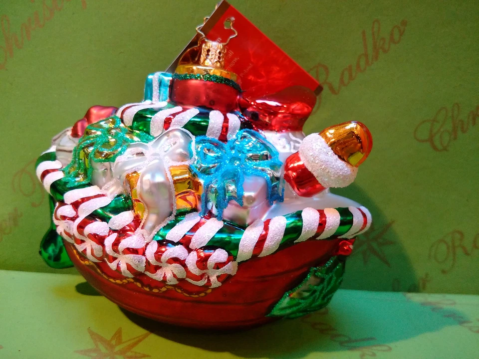 Christopher Radko S S Claus Glass Ornament - Image 4 of 4