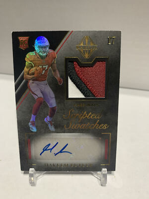 Hakeem Butler 2019 Panini Majestic Gold #126 3 Color Patch Autograph RC 'd /49