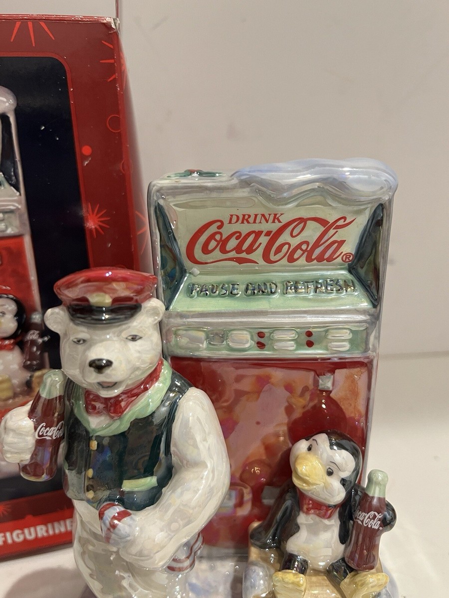 Coca-Cola ホワイトベアー ソフビ貯金箱 ビンテージ Coca-Cola ホワイトベアー ソフビ貯金箱 ビンテージ Rare Vintage Coca