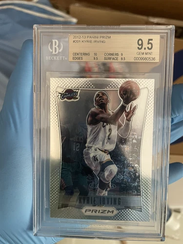 Kyrie Irving 2012-13 Panini Prizm Card #201 RC rookie BGS 9.5 10 Centering🔥