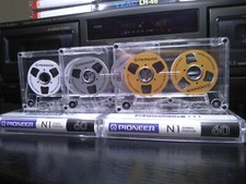 Set of 3 Audio Cassettes PIONEER Gold White Silver