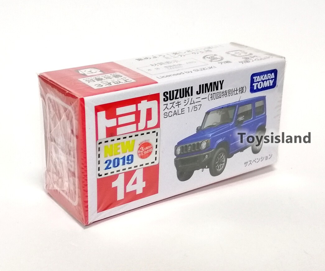 TOMICA 14 SUZUKI JIMNY 1/57 TOMY First edition 2019 APRIL NEW