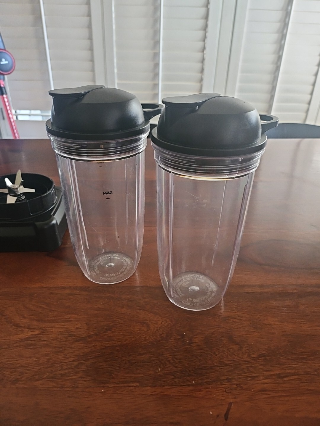 Ninja blender cups with blade attachment plus to go lids.