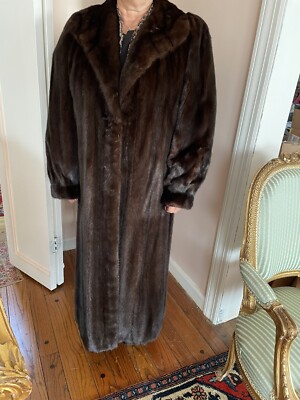 mahogany mink black minkカラー／sample／GAKE DARK MAHOGANY MINK COAT 18 - VINTAGE - Cahill's