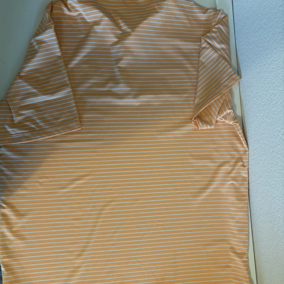 Wicked Dog Apparel Quality Fit Performance 条纹 Polo 衫 尺寸 Xl — 第 3/4 张图片