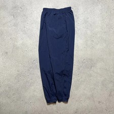 Vintage 90s Nike Track Pants Nylon Drill Y2K Swoosh