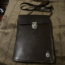 Soviet Russian Army Military Officer Leather Map Bag Case Tablet Planshet USSR