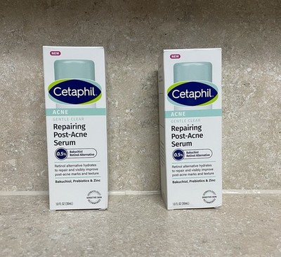 (2 Pack) Cetaphil Gentle Clear Repairing Post-Acne Serum, 1 Fl Oz  Each